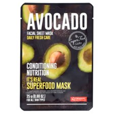 Sheet maska za lice DERMAL Superfood avokado