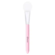 Silikonska četkica za nanošenje maske - zaobljen vrh - Roze