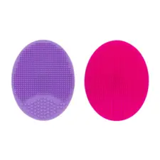 Set silikonskih četki za piling lica - pink i ljubičasta