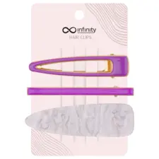Šnale za kosu INFINITY INF332 ljubičaste 3/1