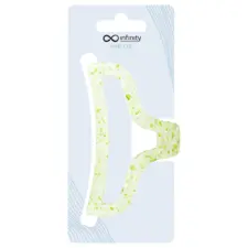 Šnala za kosu - Transparent Wide Arch - Zelena
