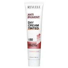 Tonirana dnevna krema za lice REVUELE Anti Pigment SPF 50