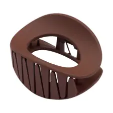 Šnala za kosu - Oval - Braon