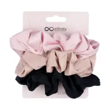 Satenske gumice za kosu 3/1 - Scrunchies - Višebojne