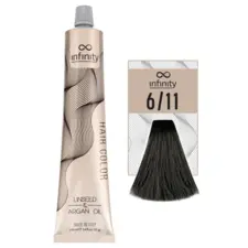 Pepeljaste nijanse - farba za kosu 100 ml - Intenzivno pepeljasta tamnoplava 6/11