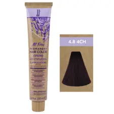 Čokoladne nijanse - farba za kosu All Free 100 ml - 4.8-4CH Čokoladna srednjebraon