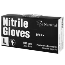 Nitrilne rukavice - crne - L