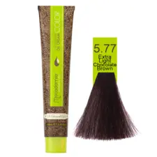 Ekstra čokoladne nijanse - farba za kosu 100 ml - Veoma svetla čokoladna braon 5.77