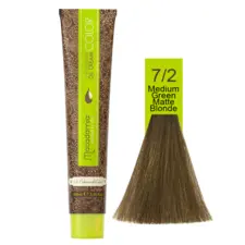 Mat nijanse - farba za kosu 100 ml - Zeleno mat plava 7/2