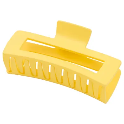 Šnala za kosu - Bold Rectangle - Žuta
