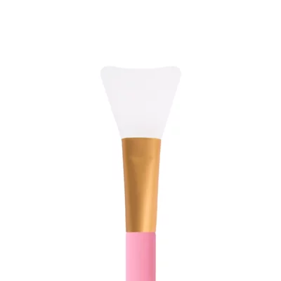 Silikonska četkica za nanošenje maske - ravan vrh - Roze