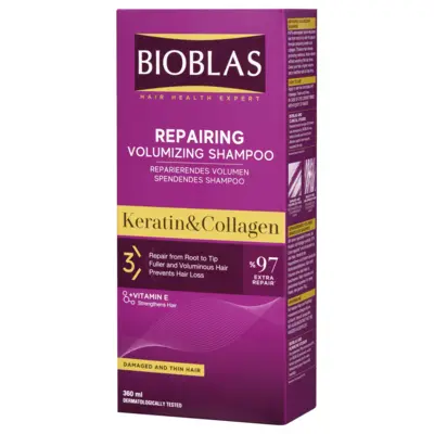 Šampon za volumen kose - kolagen i keratin 360 ml