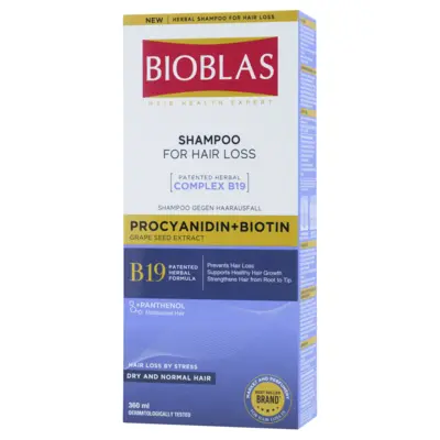 Šampon za prevenciju opadanja kose - procijanidin i biotin 360 ml