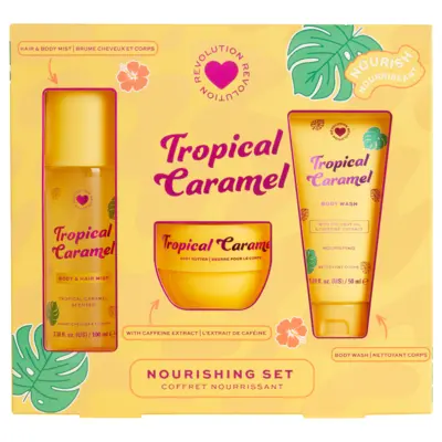 Hranljivi set za telo - Tropical Caramel