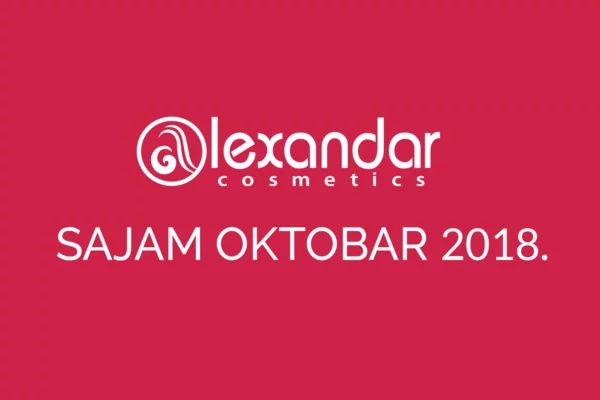 Sajam kozmetike "Dodir Pariza" Beograd - oktobar 2018.